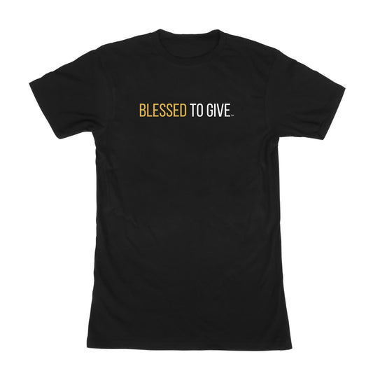 Blessed To Give Classic Tee - Black