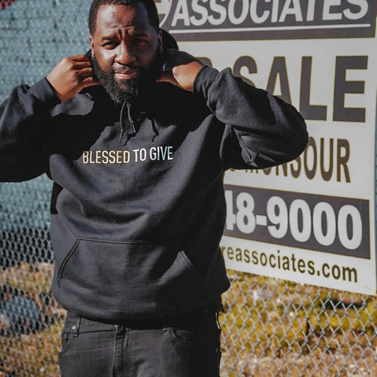 Blessed To Give Classic Hoodie - Black